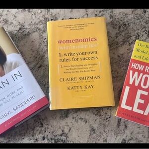 Women in Leadership / Empowerment  Books (Lean In / Womenomics/ How Women Lead)